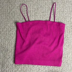 ❣️PINK CROPPED TANK💕